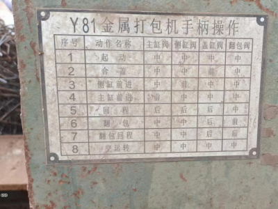 1400/900八角，300噸打包機(jī)圖5